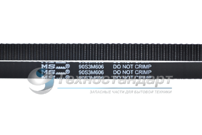 Ремень хлебопечи Kenwood, 210 зубьев, ширина 9 мм, зуб 1,5 мм, шаг 1,7 мм, маркировка 90S3M606